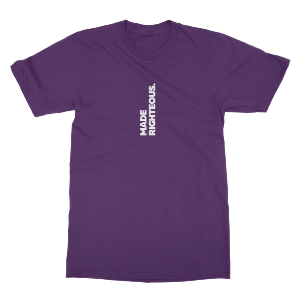 Made Righteous (White) Classic Heavy Cotton Adult T-Shirt