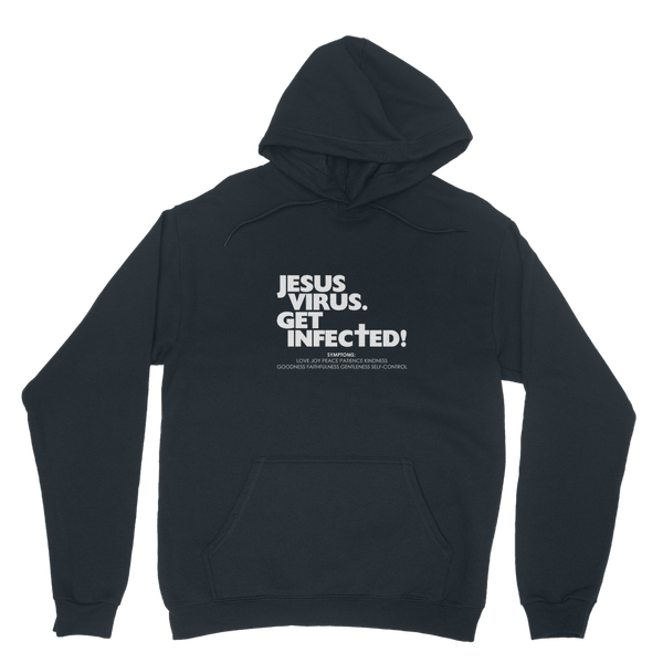 Jesus Virus (White) Classic Adult Hoodie