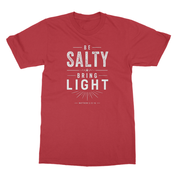 Be Salty (White) Classic Heavy Cotton Adult T-Shirt