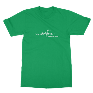 Speak the Word Classic Heavy Cotton Adult T-Shirt