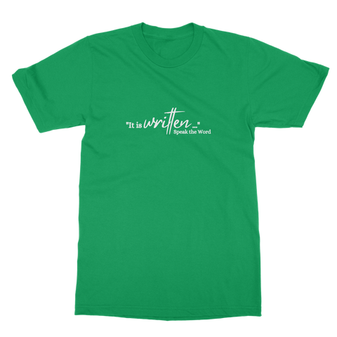 Speak the Word Classic Heavy Cotton Adult T-Shirt