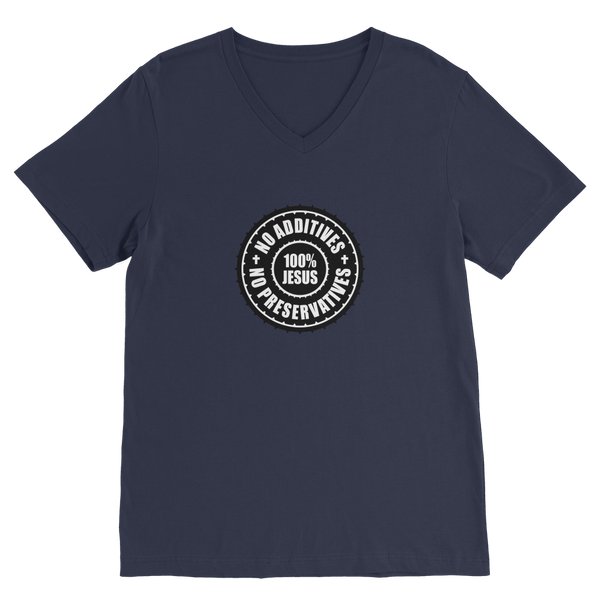 All Jesus: No Additives Premium V-Neck T-Shirt