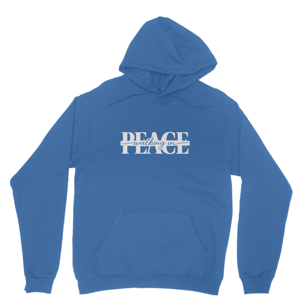 Walking in Peace (White) Hoodie