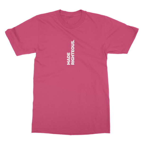 Made Righteous (White) Classic Heavy Cotton Adult T-Shirt