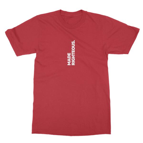 Made Righteous (White) Classic Heavy Cotton Adult T-Shirt