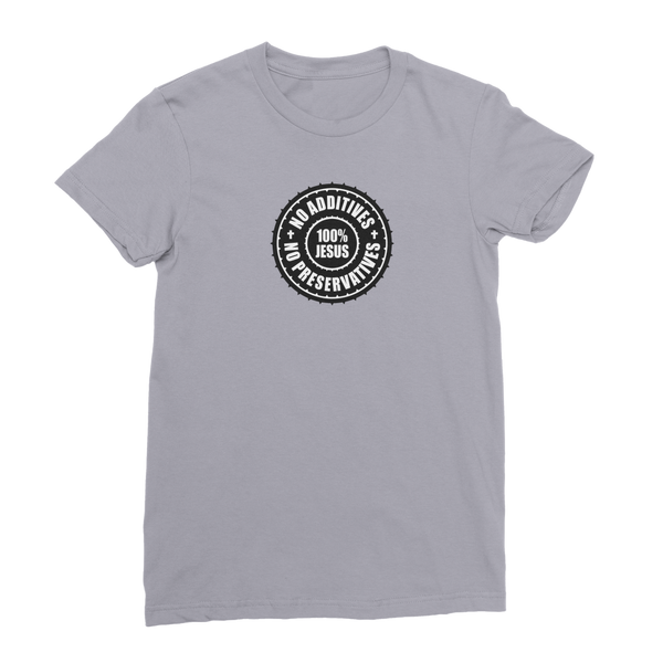 All Jesus: No Additives Premium Jersey Women's T-Shirt