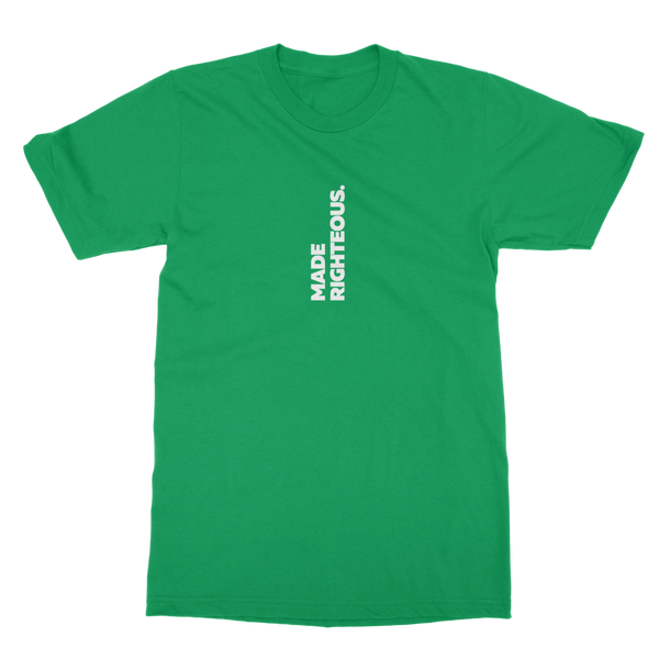 Made Righteous (White) Classic Heavy Cotton Adult T-Shirt