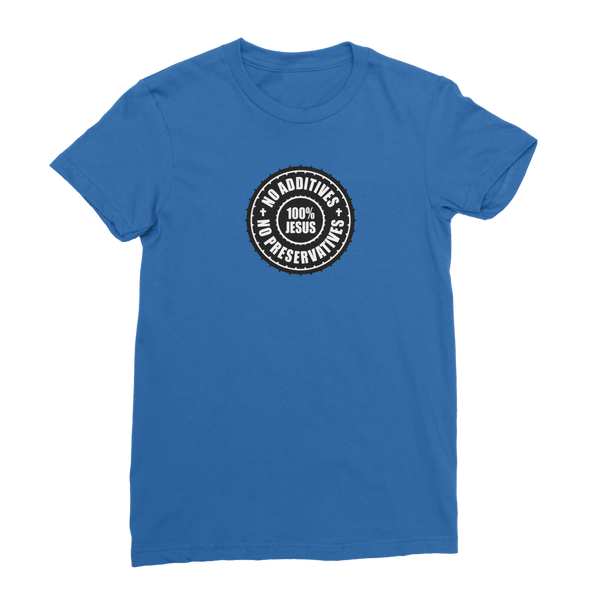 All Jesus: No Additives Premium Jersey Women's T-Shirt