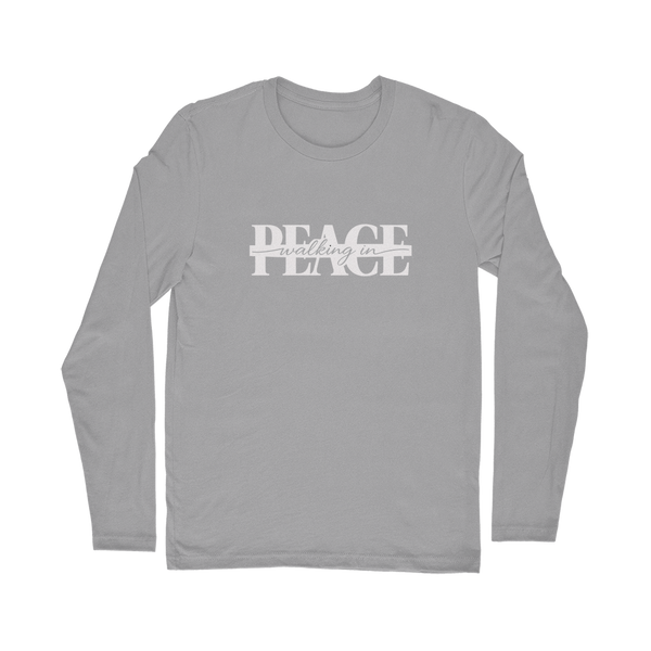 Walking in Peace (White) Classic Long Sleeve T-Shirt
