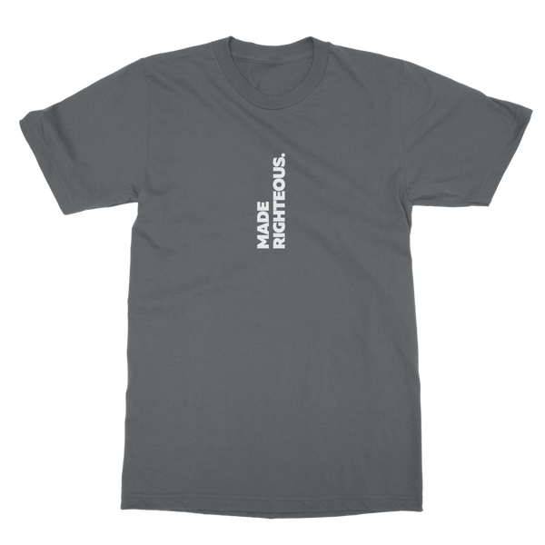 Made Righteous (White) Classic Heavy Cotton Adult T-Shirt