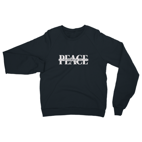 Walking in Peace (White) Classic Adult Sweatshirt