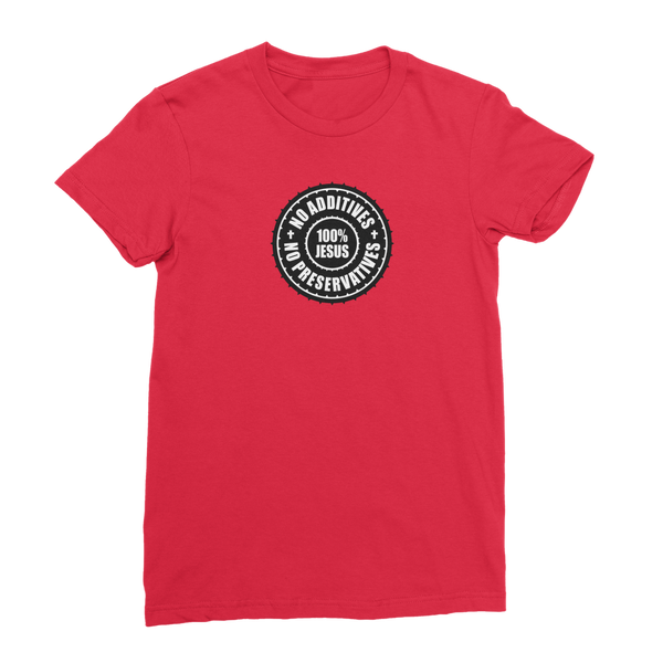 All Jesus: No Additives Premium Jersey Women's T-Shirt
