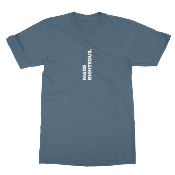 Made Righteous (White) Classic Heavy Cotton Adult T-Shirt