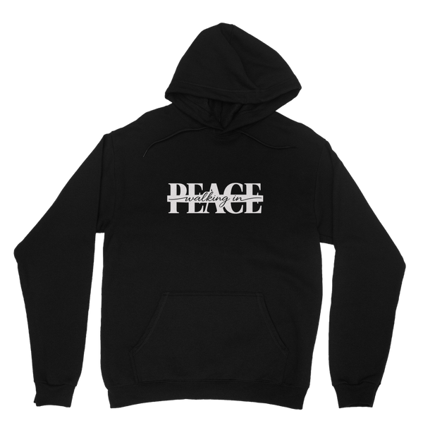 Walking in Peace (White) Hoodie