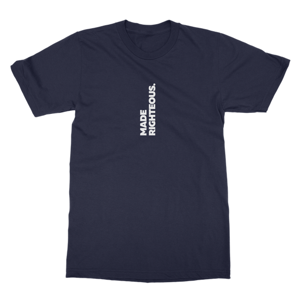 Made Righteous (White) Classic Heavy Cotton Adult T-Shirt