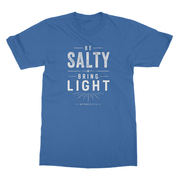Be Salty (White) Classic Heavy Cotton Adult T-Shirt