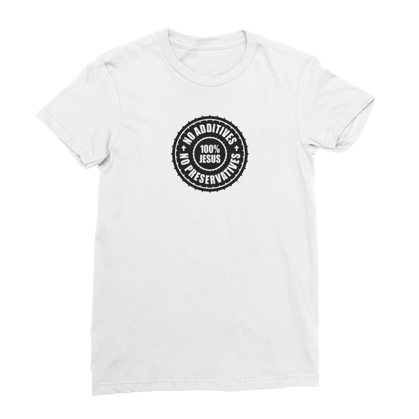 All Jesus: No Additives Premium Jersey Women's T-Shirt