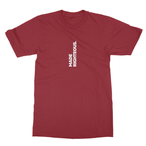 Made Righteous (White) Classic Heavy Cotton Adult T-Shirt