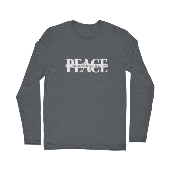 Walking in Peace (White) Classic Long Sleeve T-Shirt