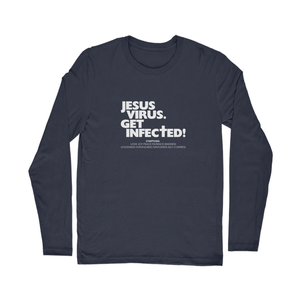 Jesus Virus (White) Classic Long Sleeve T-Shirt