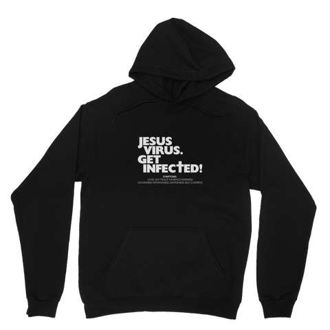 Jesus Virus (White) Classic Adult Hoodie