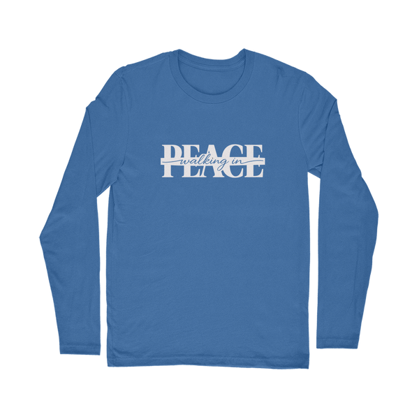 Walking in Peace (White) Classic Long Sleeve T-Shirt