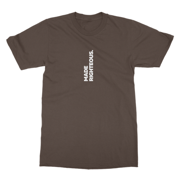 Made Righteous (White) Classic Heavy Cotton Adult T-Shirt