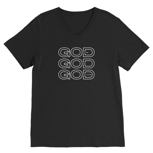 God: Father, Son & Holy Ghost Premium V-Neck T-Shirt