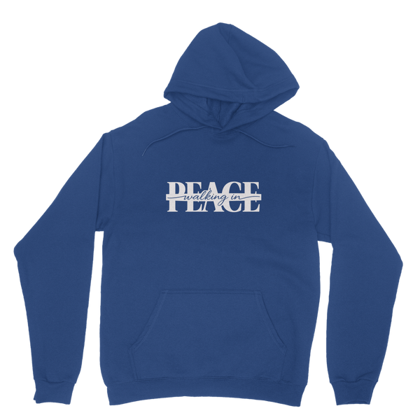 Walking in Peace (White) Hoodie