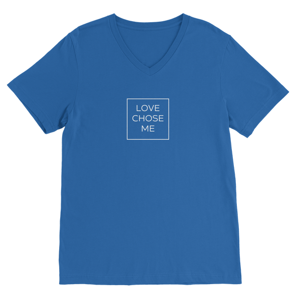 Love chose me Premium V-Neck T-Shirt