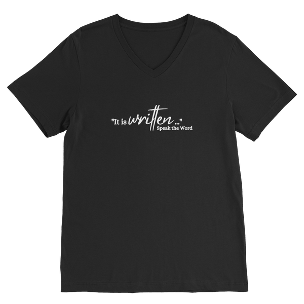 Speak the Word Premium V-Neck T-Shirt