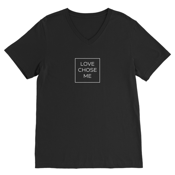 Love chose me Premium V-Neck T-Shirt