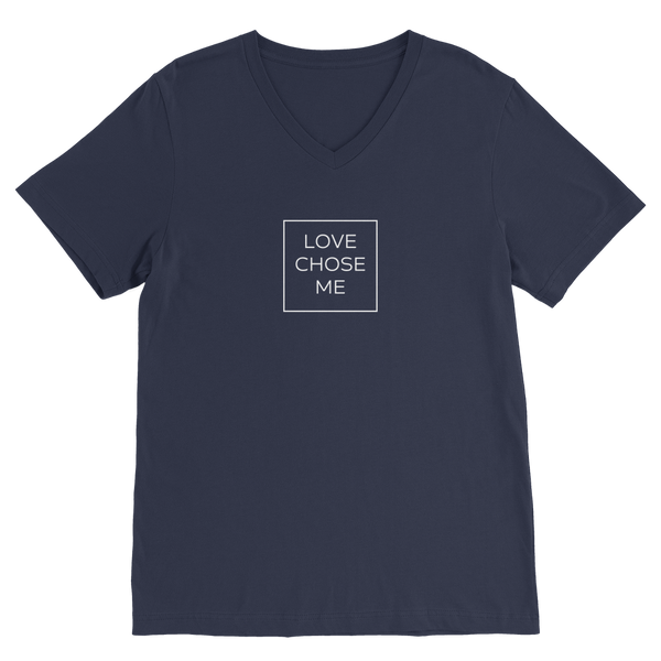 Love chose me Premium V-Neck T-Shirt