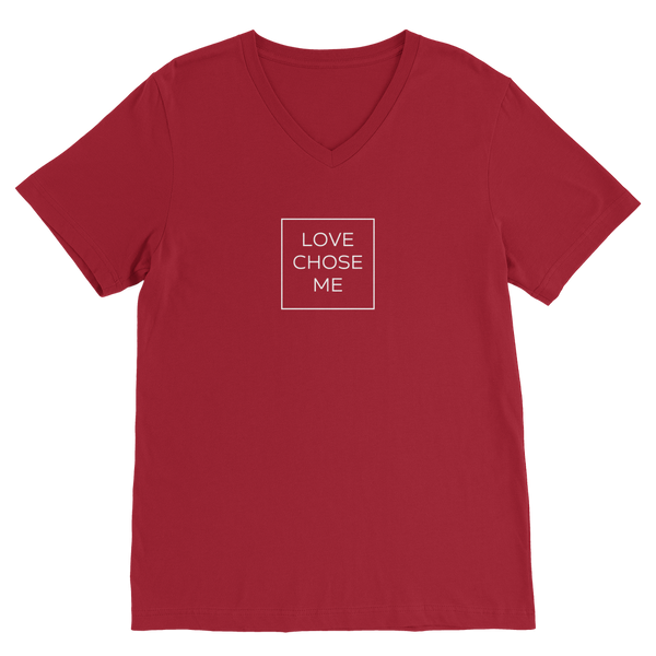 Love chose me Premium V-Neck T-Shirt